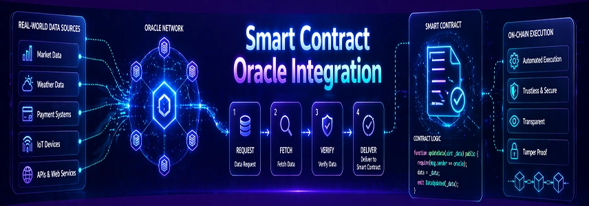 Smart contract oracle integration services